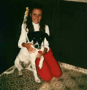 me and Dolly when she was a pup